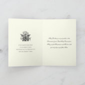 Catholic First Holy Communion Jesus Angels  Kaart (Binnen)