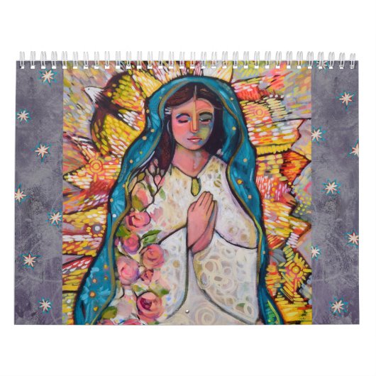 Catholic Folk Art Calendar by Jen Norton Kalender (Hoes)