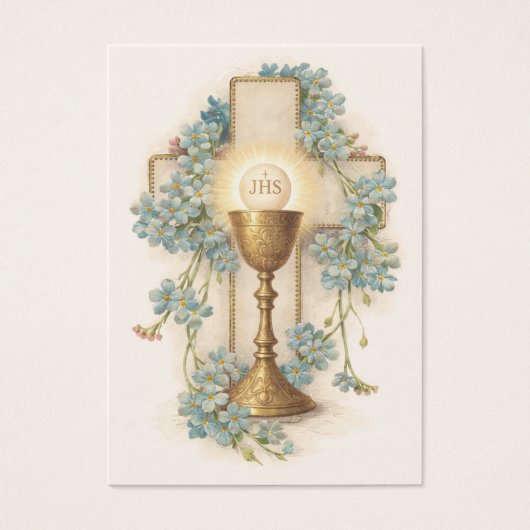 Catholic Funeral Memorial Prayer Holy Card Visitekaartje (Voorkant)