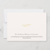 Catholic Grace Flat Save the Date Kaart (Achterkant)