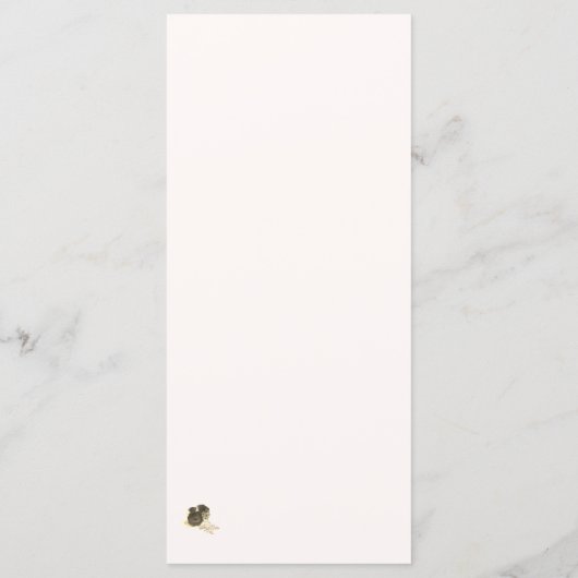 Catholic Grace Menu (Achterkant)