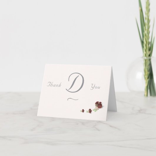 Catholic Grace Wedding Bedankkaart (Voorkant)