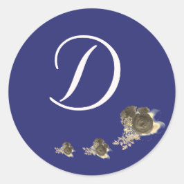 Catholic Grace Wedding Ronde Sticker