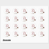 Catholic Grace Wedding Ronde Sticker (Vel)
