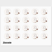 Catholic Grace Wedding Ronde Sticker (Vel)
