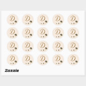 Catholic Grace Wedding Ronde Sticker (Vel)