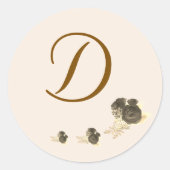 Catholic Grace Wedding Ronde Sticker (Voorkant)