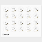 Catholic Grace Wedding Ronde Sticker (Vel)