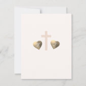 Catholic Grace Wedding RSVP Kaartje (Achterkant)