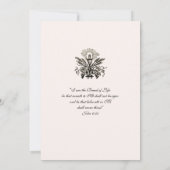 Catholic Jesus First Communion Invitations Kaart (Achterkant)