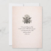 Catholic Jesus Girl First Communion Invitations Kaart (Achterkant)
