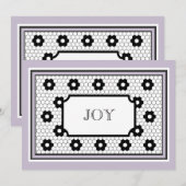 Catholic Joy Christmas Feestdagenkaart (Voorkant / Achterkant)