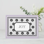 Catholic Joy Christmas Feestdagenkaart (Staand voorkant)