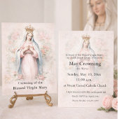 Catholic May Crowning Invitation Blessed Mary Kaart