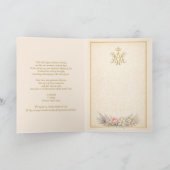 Catholic Mother of Mercy Marian Prayer  Kaart (Binnen)