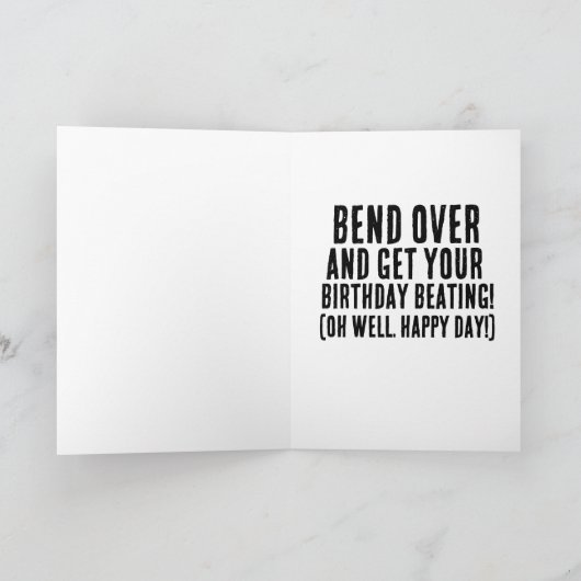 CATHOLIC NUN BIRTHDAY RULER BEING FUNNY CARD KAART (Binnen)