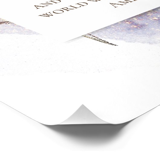 catholic prayer foto afdruk (Hoek)