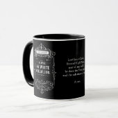 Catholic Priest Black Clergy Collar Religious Mug Mok (Voorkant links)