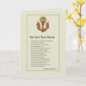 Catholic Priest Ordination Anniversary Religious Kaart (Gele Bloem)