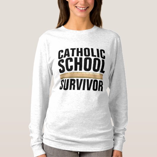 CATHOLIC SCHOOL SURVIVOR T-Shirts T-shirts (Voorkant)