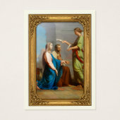 Catholic Wedding Prayer Betrothal Mary Joseph Visitekaartje (Voorkant)