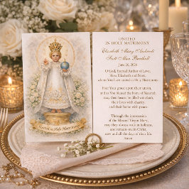 Catholic Wedding Prayer Card Betrothal  Visitekaartje