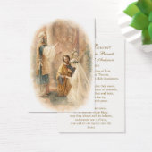 Catholic Wedding Prayer Card Betrothal  Visitekaartje (Bureau)