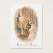 Catholic Wedding Prayer Card Betrothal  Visitekaartje (Voorkant)