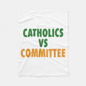Catholics Vs Committees  Fleece Deken (Voorkant)