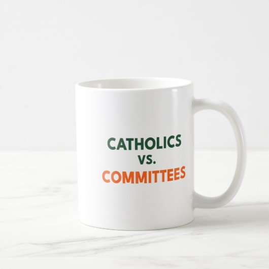 Catholics Vs Committees  Koffiemok (Rechts)