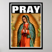 CATHOLIE PRAY VIRGIN MARY GUADALUPE PROBLEEM POSTER (Voorkant)