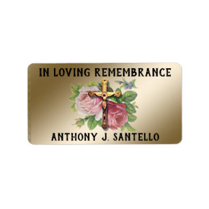 CATHOLIE REMEMBRANCE MEMORIAL FUNERAL SYMPATHIE ETIKET
