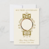 CATHOLIE WEDING JUBILEUM PRAYER W/FOTO BEDANKKAART (Voorkant)