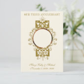 CATHOLIE WEDING JUBILEUM PRAYER W/FOTO BEDANKKAART (Staand voorkant)