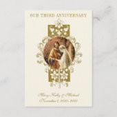 CATHOLIE WEDING JUBILEUM PRAYER W/FOTO INFORMATIEKAARTJE (Voorkant)