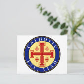CATHOLIEK BRIEFKAART (Staand voorkant)