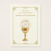 CATHOLIEKE PRIEST ORDINATION HOLY KAARTEN VISITEKAARTJE (Voorkant)