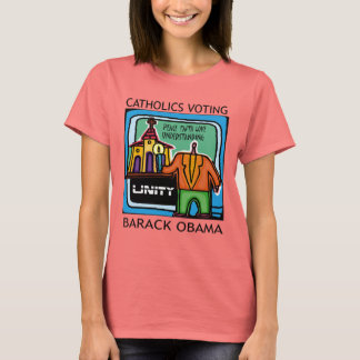 CATHOLIEKE STEMMINGOBAMA T-SHIRT