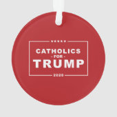 CATHOLIEKEN VOOR TRUMP 2020 ORNAMENT (achterkant)