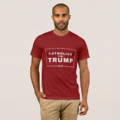 CATHOLIEKEN VOOR TRUMP 2020 T-SHIRT (Voorkant volledig)