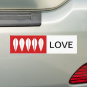 Cathrineholm  bumbersticker-LOVE Bumpersticker (Op auto)