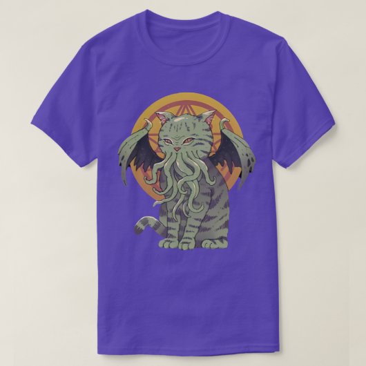 Cathulhu Cthulhu cat T-shirt (Design voorkant)