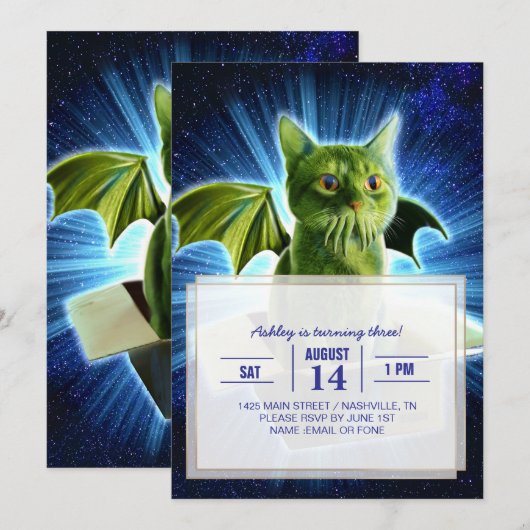 Cathulhu Kaart (Voorkant / Achterkant)