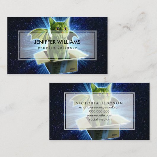 Cathulhu Visitekaartje (Voorkant / Achterkant)