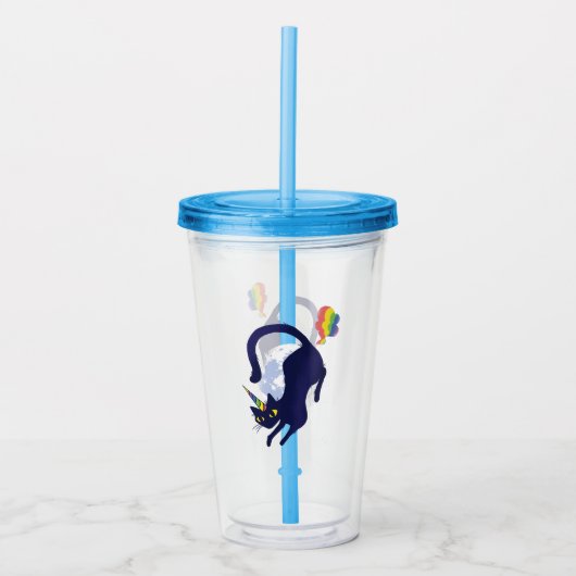 Caticorn Acryl Drinkbeker (Voorkant)