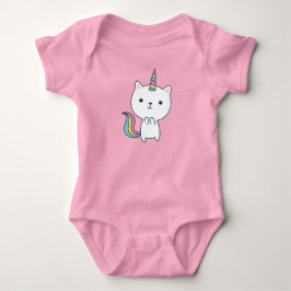 Caticorn | Baby Body Pak | Roze Romper
