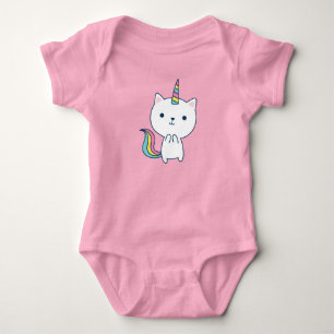 Caticorn Baby Body Pak Roze Romper
