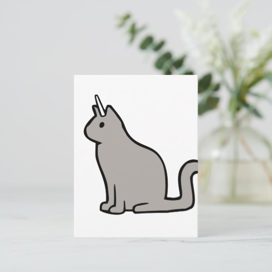 Caticorn Briefkaart (Staand voorkant)