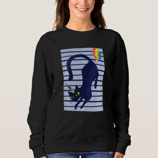 Caticorn Cat Unicorn Trui (Voorkant)