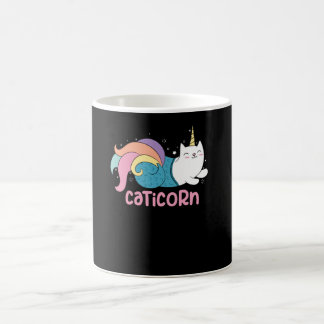 Caticorn Cute Cat Unicorn Mermaid Mix Koffiemok
